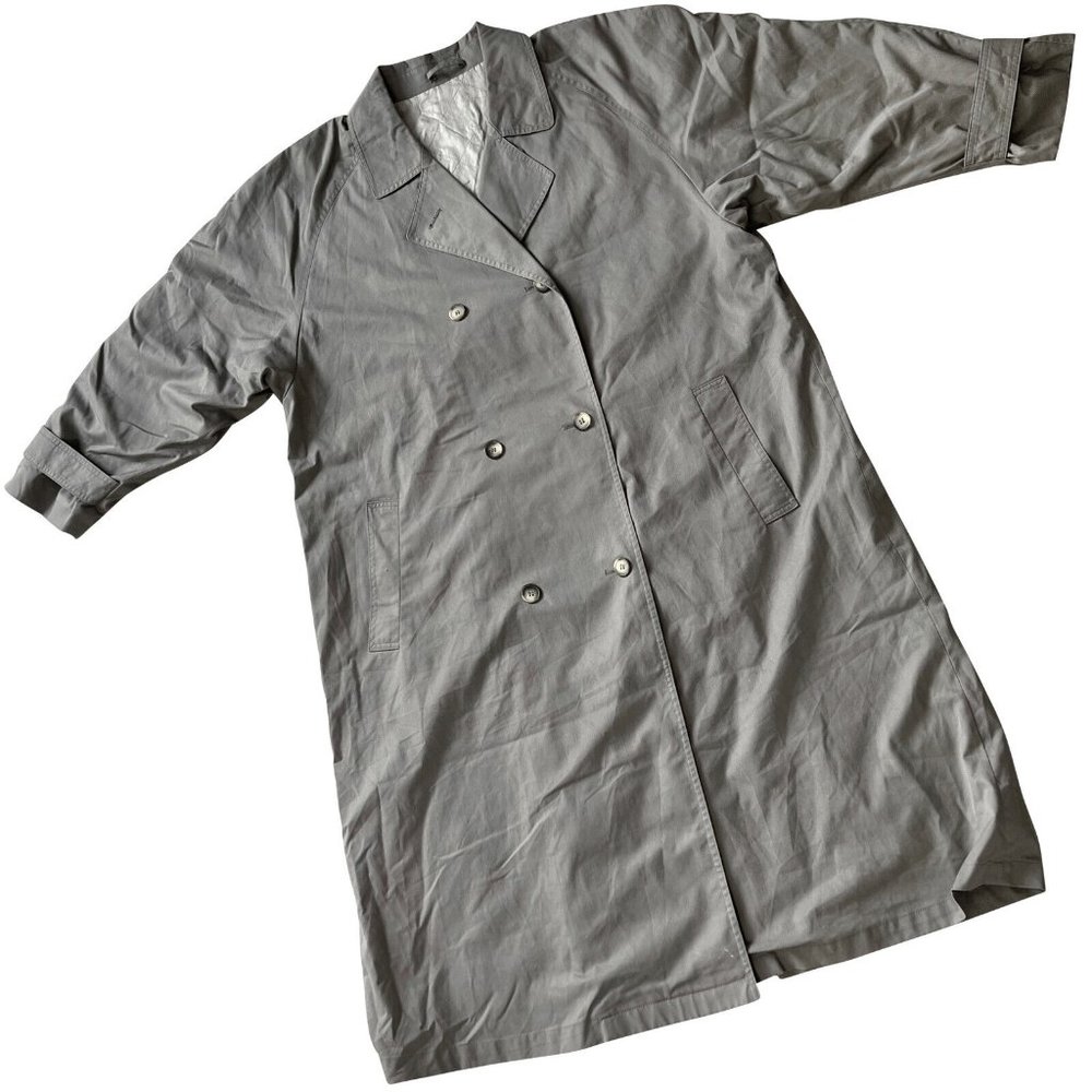 Kadinjaca Konfekcija (Yugoslavia) Reefer Collar Padded Trench (Kansai Yamamoto)